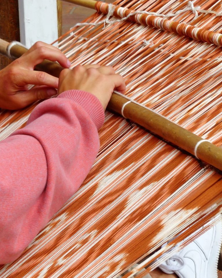 Ikat Weaving