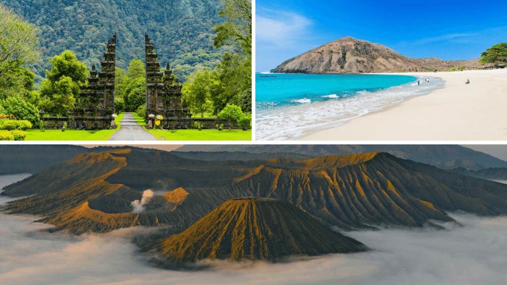 Java Bali Lombok adventure tour Mount Bromo Ijen crater Bali beaches Gili islands snorkeling